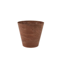 Artstone pot de fleurs Claire rond marron - Pot pour l'intérieur et l'extérieur