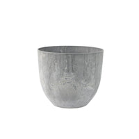 Artstone pot de fleurs Bola rond gris - Pot pour l'intérieur et l'extérieur