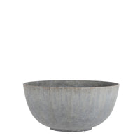 Mica vase Bravo rond gris - Pot pour l'intérieur et l'extérieur