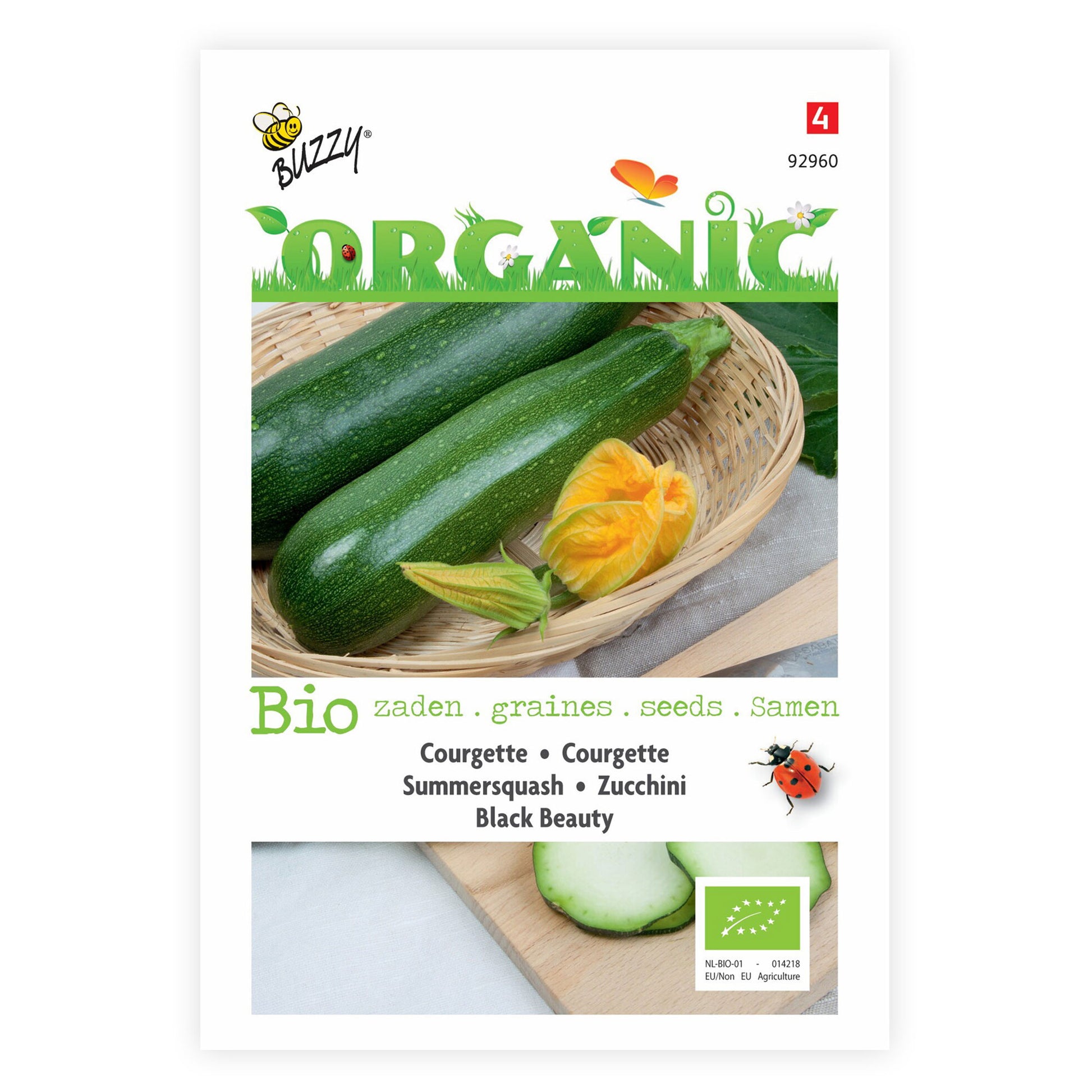 COURGETTE Black beauty Bio - La Semence Bio