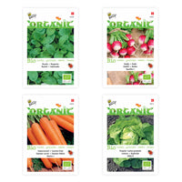 Pack de jardinage pour débutants 'Potager Pratique' - Biologique - Semences de légumes