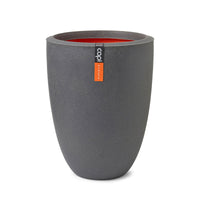Capi Urban smooth rond anthracite - Pot pour l'intérieur et l'extérieur