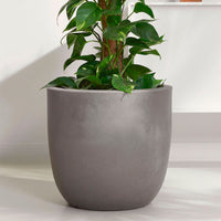 Capi Urban smooth pot de fleurs rond anthracite - Pot pour l'intérieur et l'extérieur