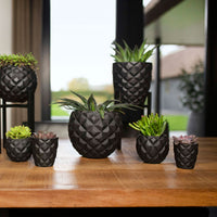 Capi Lux Heraldry pot de fleurs Bulbe noir - Pot pour l'intérieur