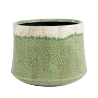 TS pot de fleurs Jorrit rond vert - Pot pour l'intérieur