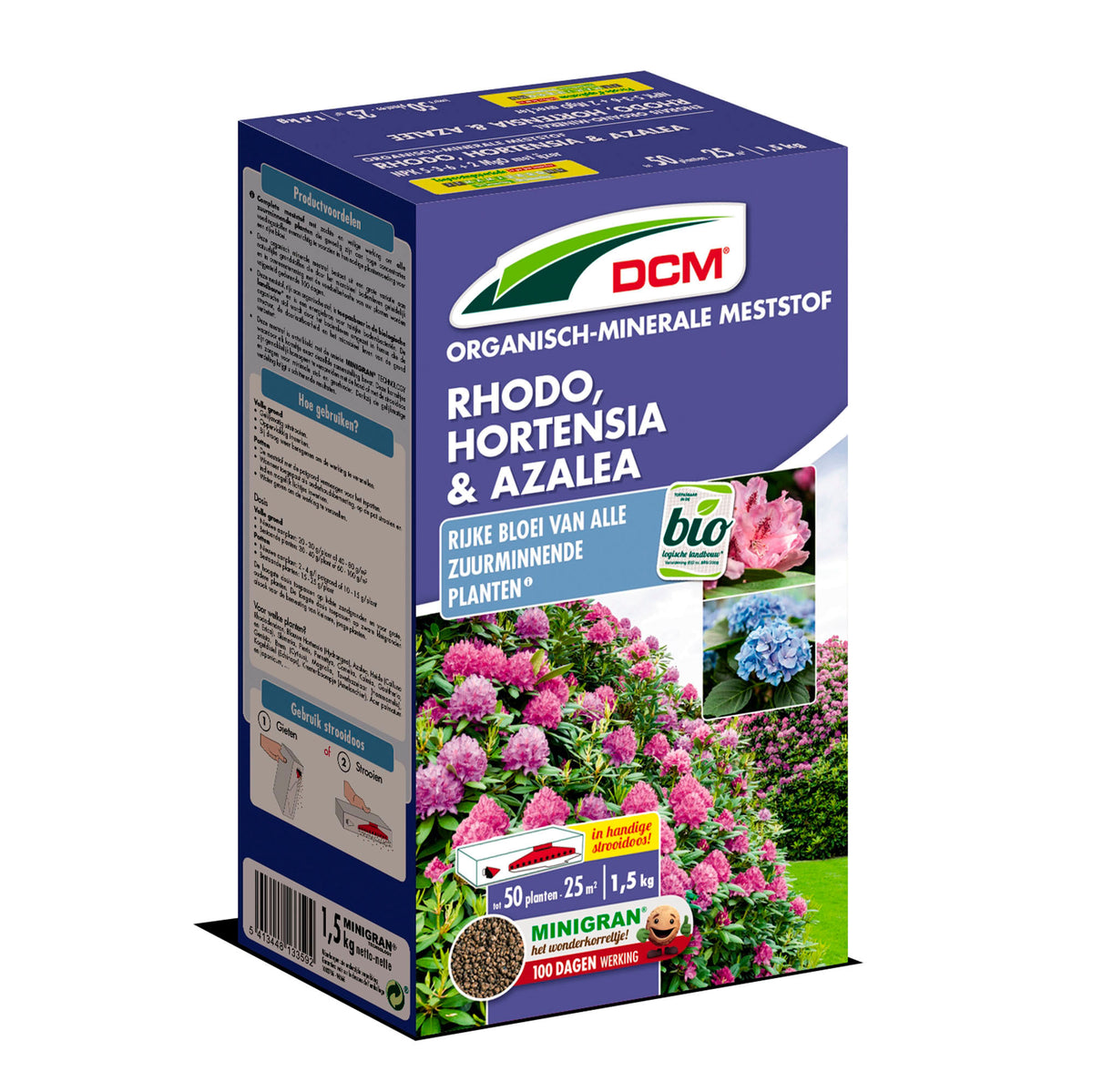 Engrais Hortensias & Plantes De Terre De Bruyère Naturen - 1,5 Kg - Nutrition Organique 3 Mois Pour Hortensias, Rhododendrons, Camélias