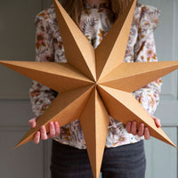 Noël Étoile en papier à suspender