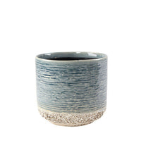 Cache-pot TS Issa bleu
