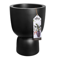 Elho Pure Coupe -  Pot pour l'intérieur et l'extérieur Noir