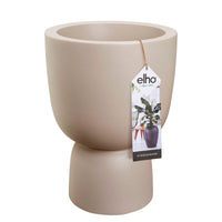 Elho Pure Coupe Beige - Pot pour l'intérieur et l'extérieur Beige