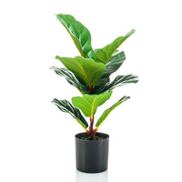 Ficus lyrata artificiel avec pot décoratif