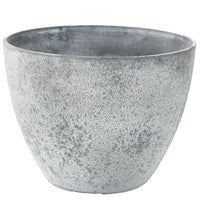 TS pot de fleurs Nova rond gris - Pot pour l'intérieur et l'extérieur